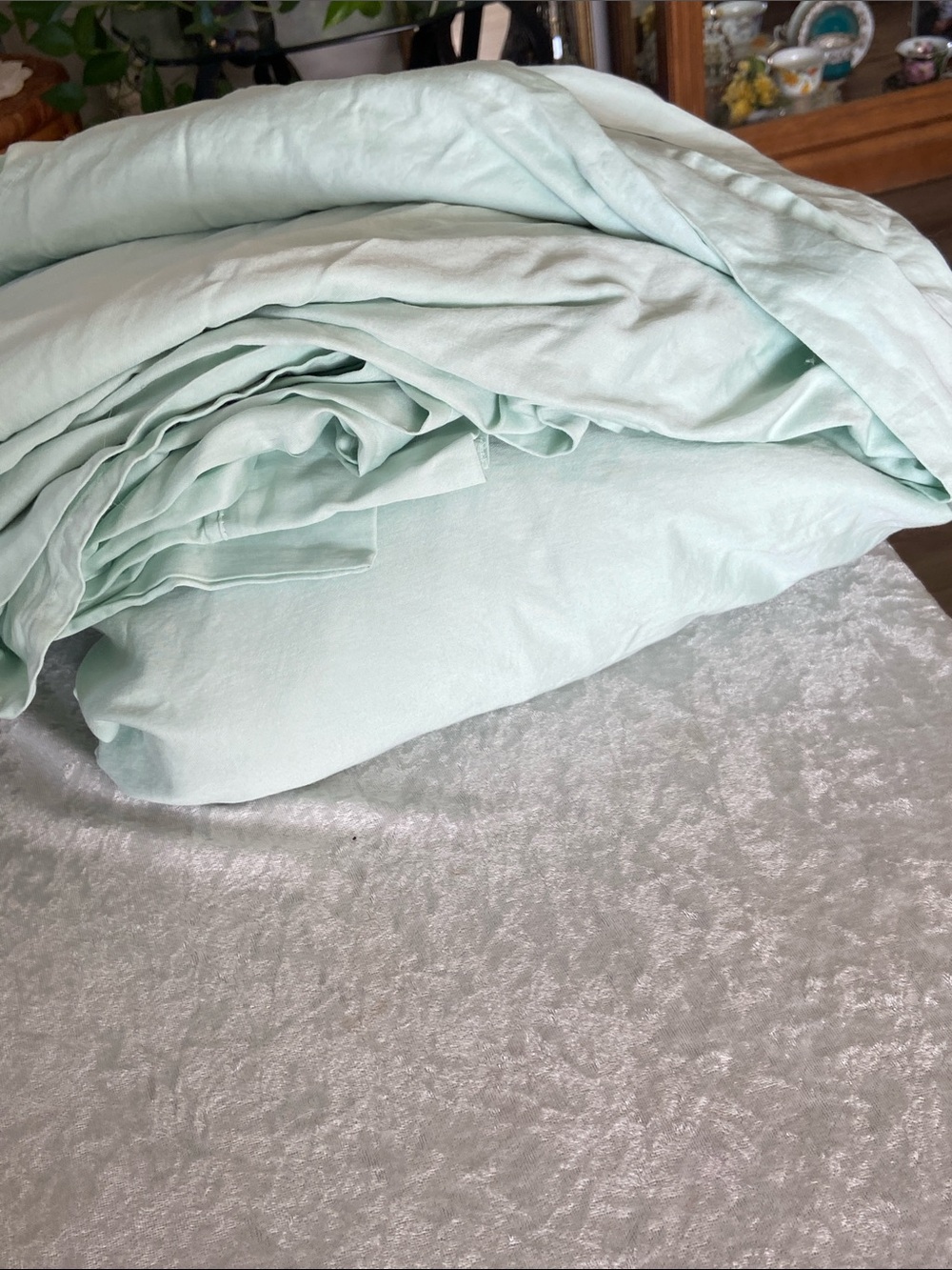 Martha Stewart Mint Green Sheet Set